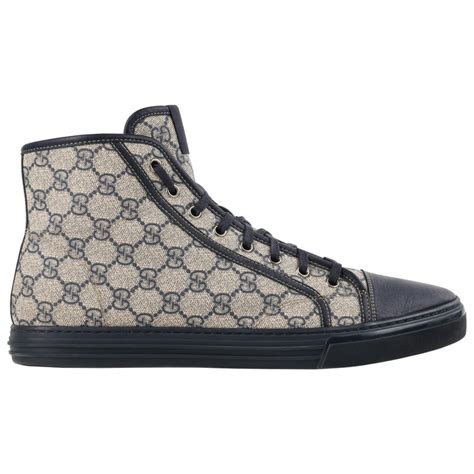 gucci high top creme|gucci high top shoes.